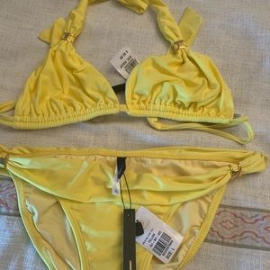 Gorgeous Yellow VIX Bikini!
